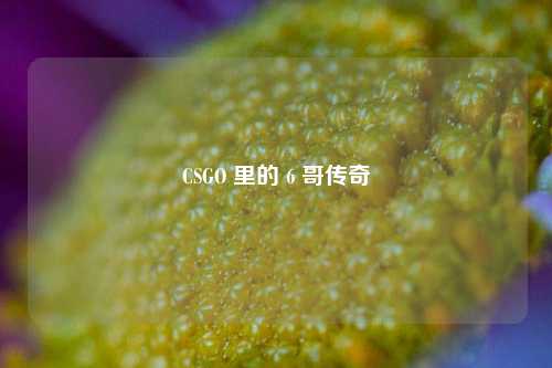 CSGO 里的 6 哥传奇