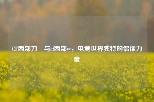 CF西部刀頩与cf西部yy，电竞世界独特的偶像力量