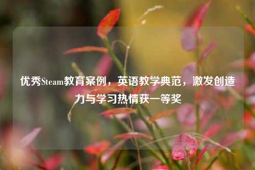 优秀Steam教育案例，英语教学典范，激发创造力与学习热情获一等奖
