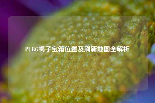 PUBG蝎子宝箱位置及刷新地图全解析